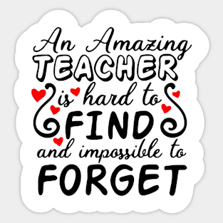 an amazingTeacher Sticker